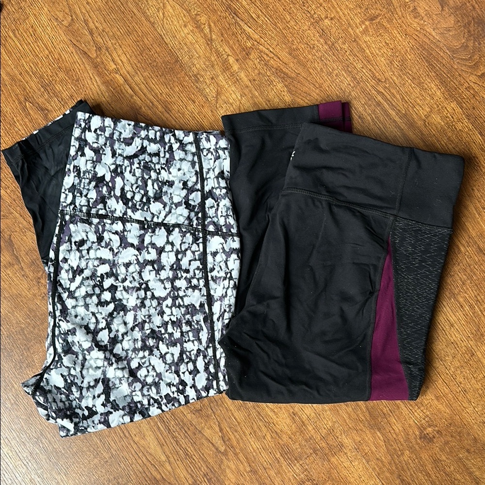 2-pair szXL WMNS Athleta Athletic Capri‎ leggings